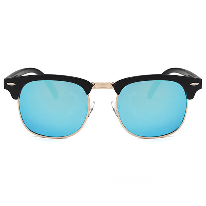 Spykay™ SG60929 Semi-Rimless Polarized Square Frame Browline Sunglasses for Fishing&Driving