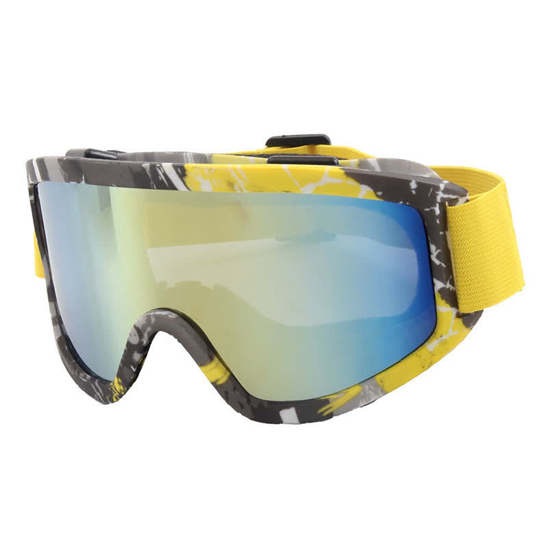 Spykay™ SG61046 Camouflage Print Unisex Windproof Motorcycle Goggle, Ski Goggles For Outdoor Activities