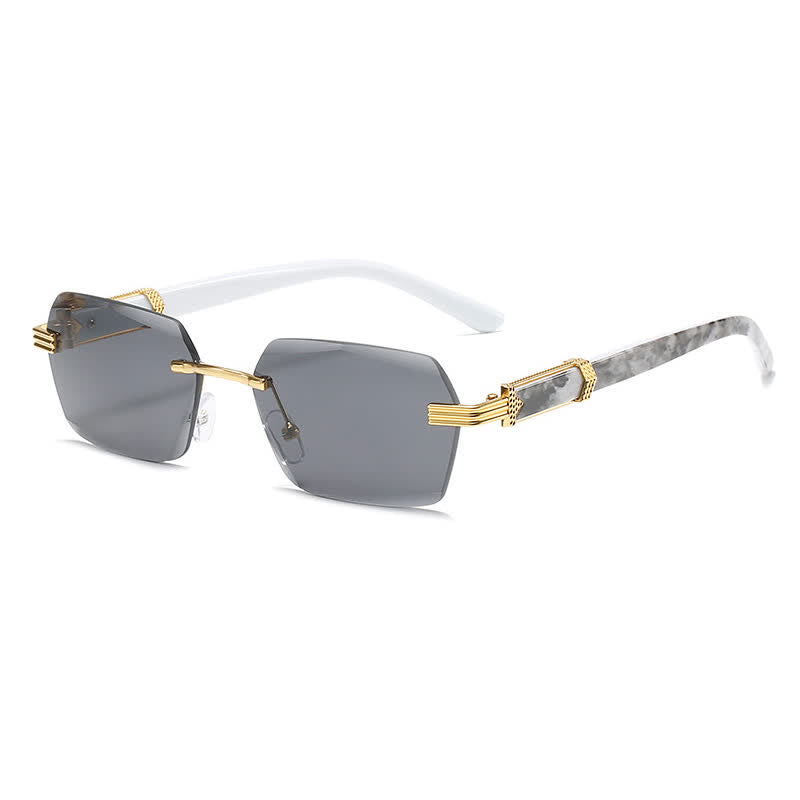 Spykay™ SG60746 Rimless Geometric Frame Tinted Sunglasses