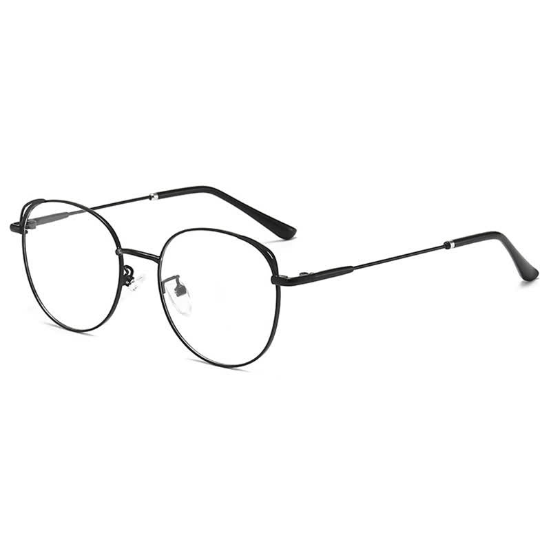 Spykay™ EG26840 Fashion Cat-Eye Metal Oval Frame Anti-blue Light Glasses