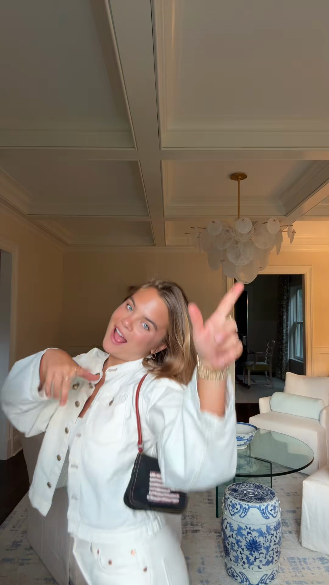 White Denim Jacket and Jeans Set