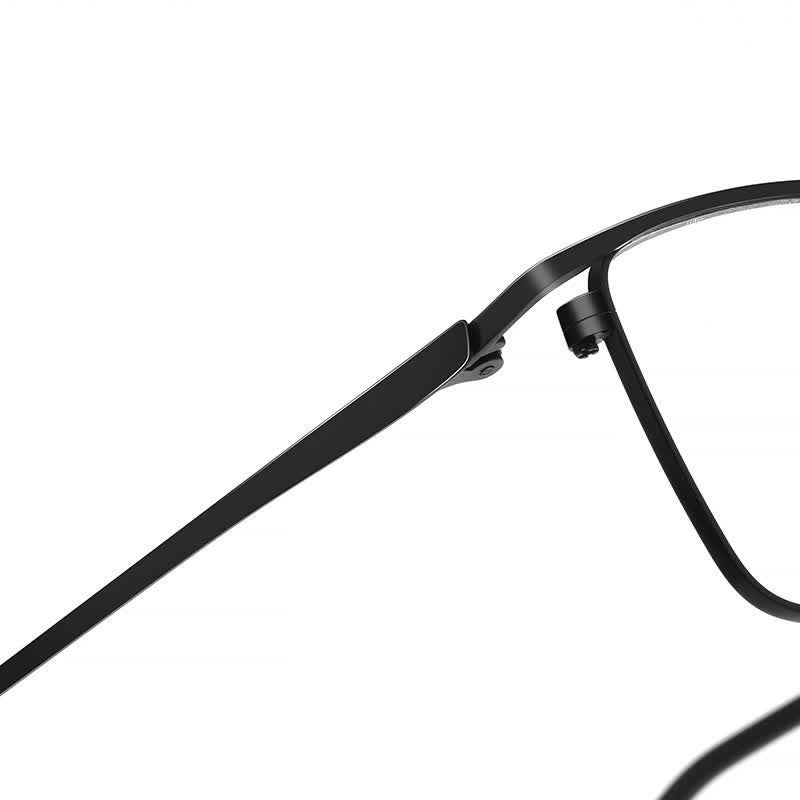 Spykay™ EG26841 Simple Titanium Rectangle Frame Anti-blue Light Glasses