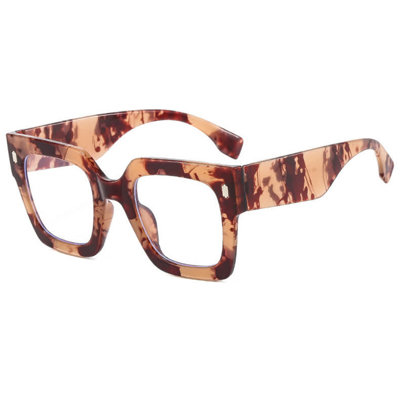 Spykay™ EG26878 Anti-blue Light Oversized Square Thick Frames Eyeglasses