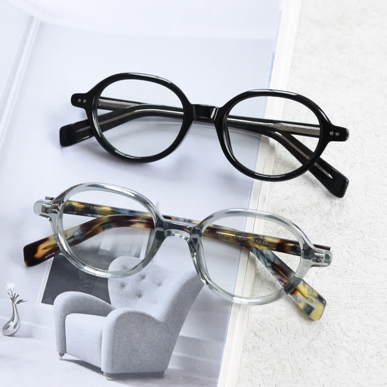 Spykay™ EG26838 Retro Round Frame Anti-blue Light Glasses