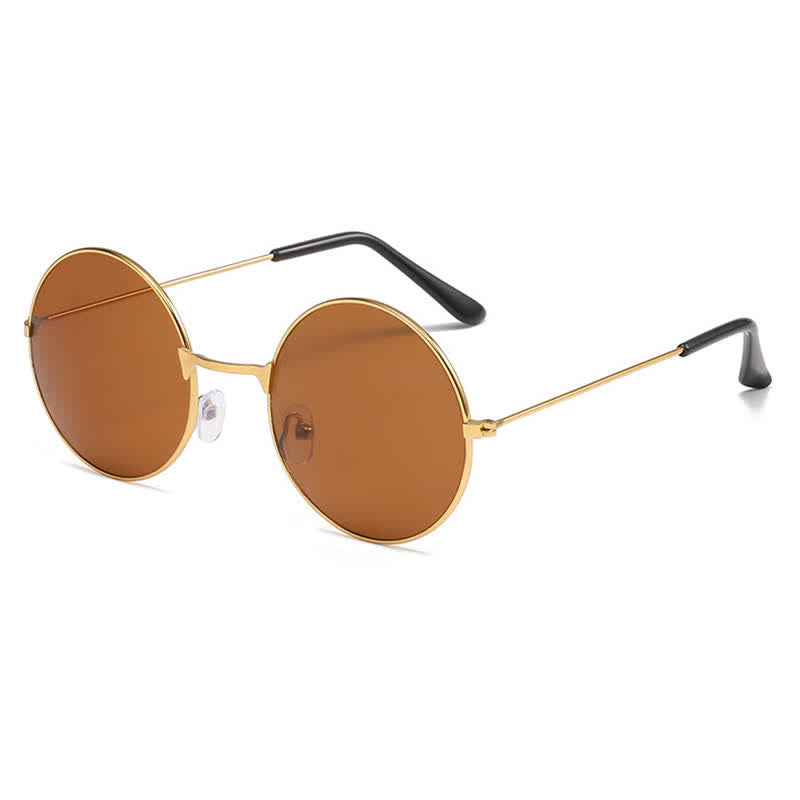 Spykay™ SG61008 Retro Round Frame Metal Sunglasses for Women Men
