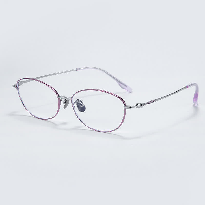 Spykay™ EG26856 Butterfly Titanium Lightweight Frame Anti-blue Light Simple Glasses