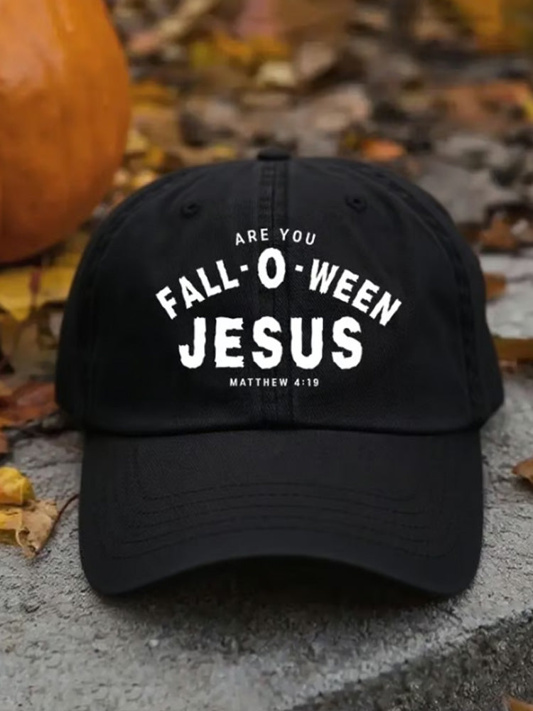Unisex Are You Fall-o-ween Jesus Baseball Cap