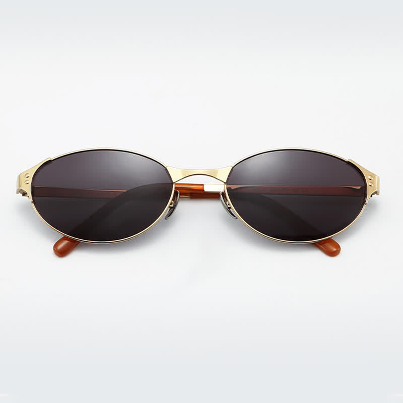 Spykay™ SG60776 Y2K Lightweight Oval Frame Polarized Sunglasses