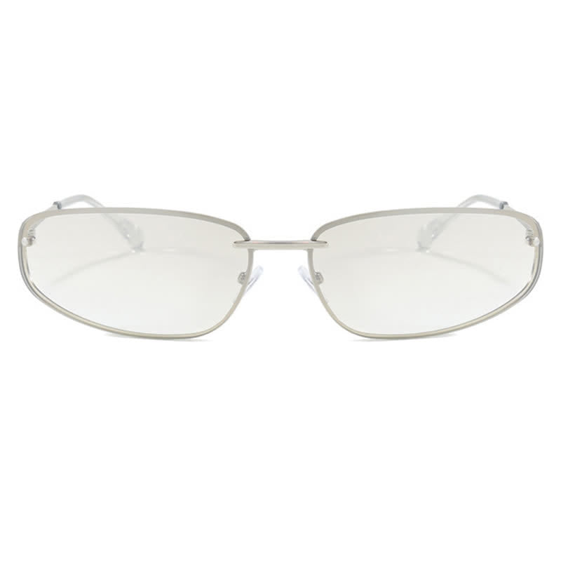 Spykay™ SG60683 Y2K Oval Frame Rimless Sunglasses