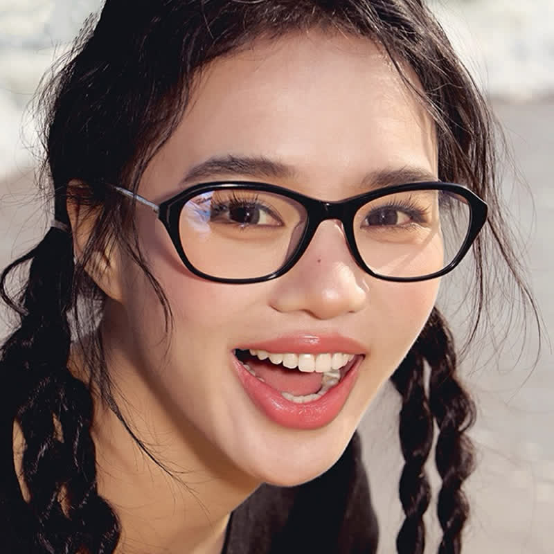 Spykay™ EG26803 Lightweight Butterfly Titanium Frame Anti-blue Light Glasses