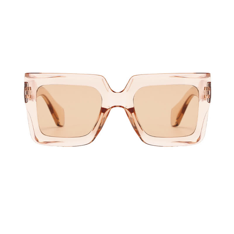 Spykay™ SG61012 Oversized Square Frame Fashion Thick Sunglasses