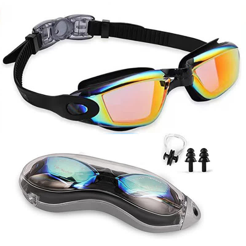 Spykay™ SG61021 Swimming Goggles No Leaking Full Protection Adult Men Women Youth with Earplugs,Nose clip and Case