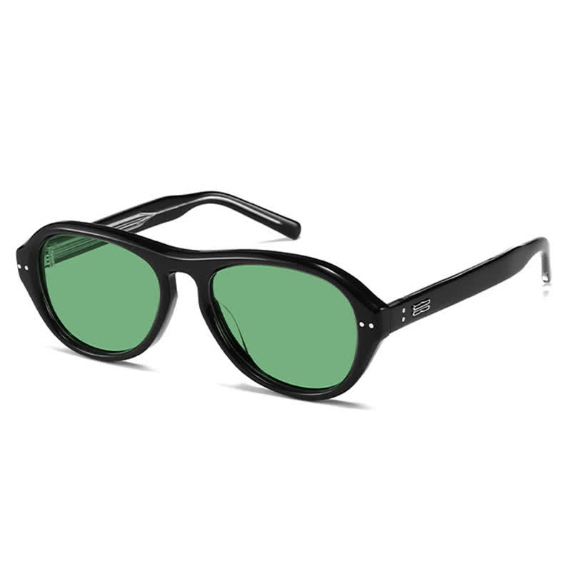 Spykay™ SG60771 Retro Fashion Oval Frame Sunglasses with Nylon Lenses