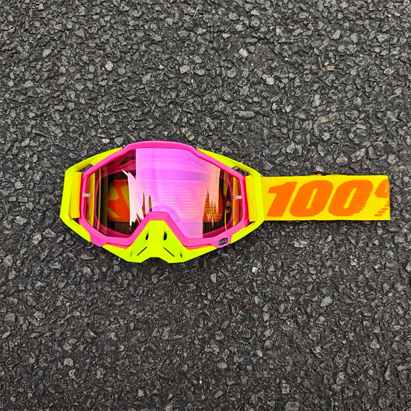 Spykay™ SG61049 100% Print Windproof Ski Goggles Motorcycle Goggles for Men Women