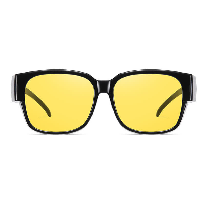 Spykay™ SG60957 Fit Over Glasses Square Frame Polarized Sunglasses for Women Men