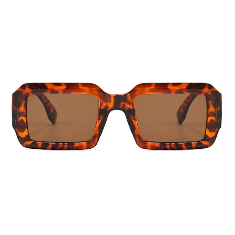 Spykay™ SG60843 Fashion Simple Rectangle Thick Frame Sunglasses