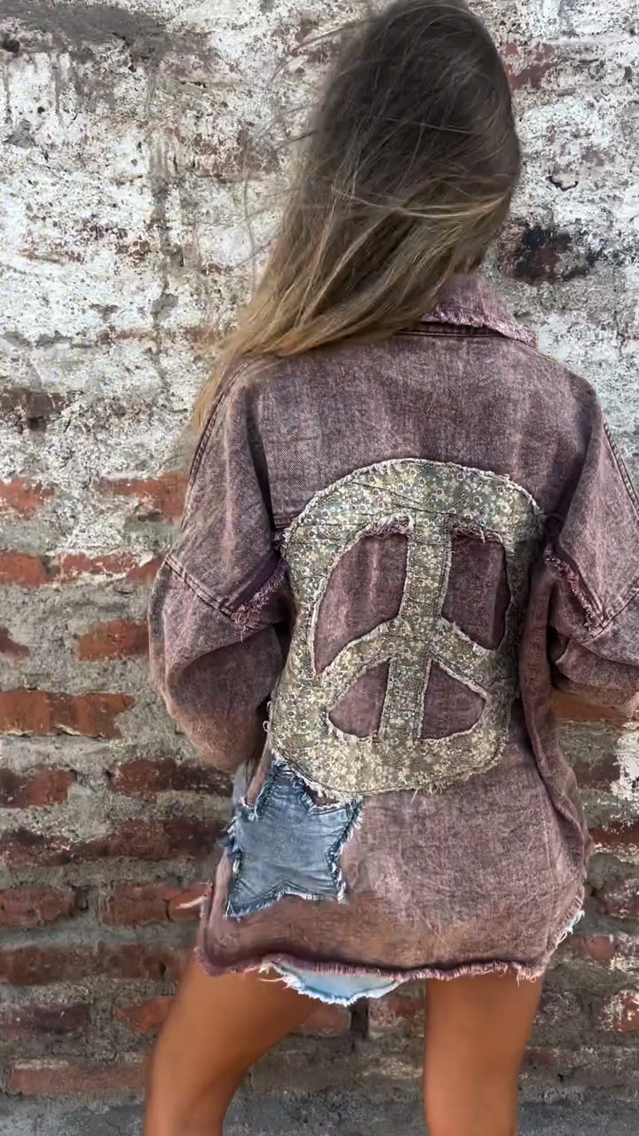 Distressed Denim Jacket