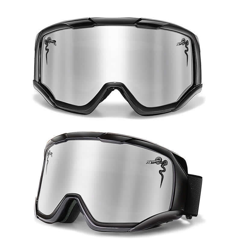 Spykay™ SG61043 Unisex Snake Printed Anti-Fog Color Ski Goggles for Outdoor Activities
