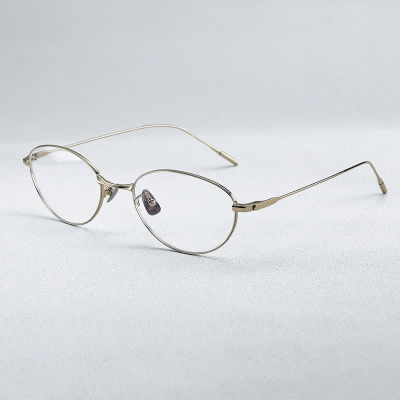 Spykay™ EG26694 Lightweight Titanium Oval Frame Anti-blue Light Glasses