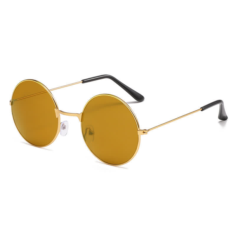 Spykay™ SG61008 Retro Round Frame Metal Sunglasses for Women Men