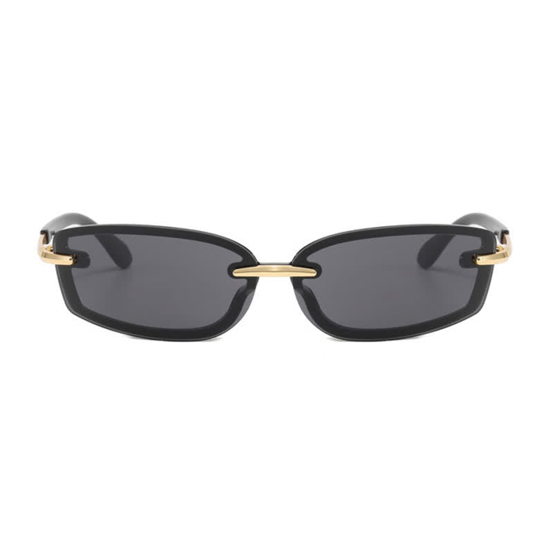 Spykay™ SG60850 Y2K Rimless Rectangle Frame Sunglasses