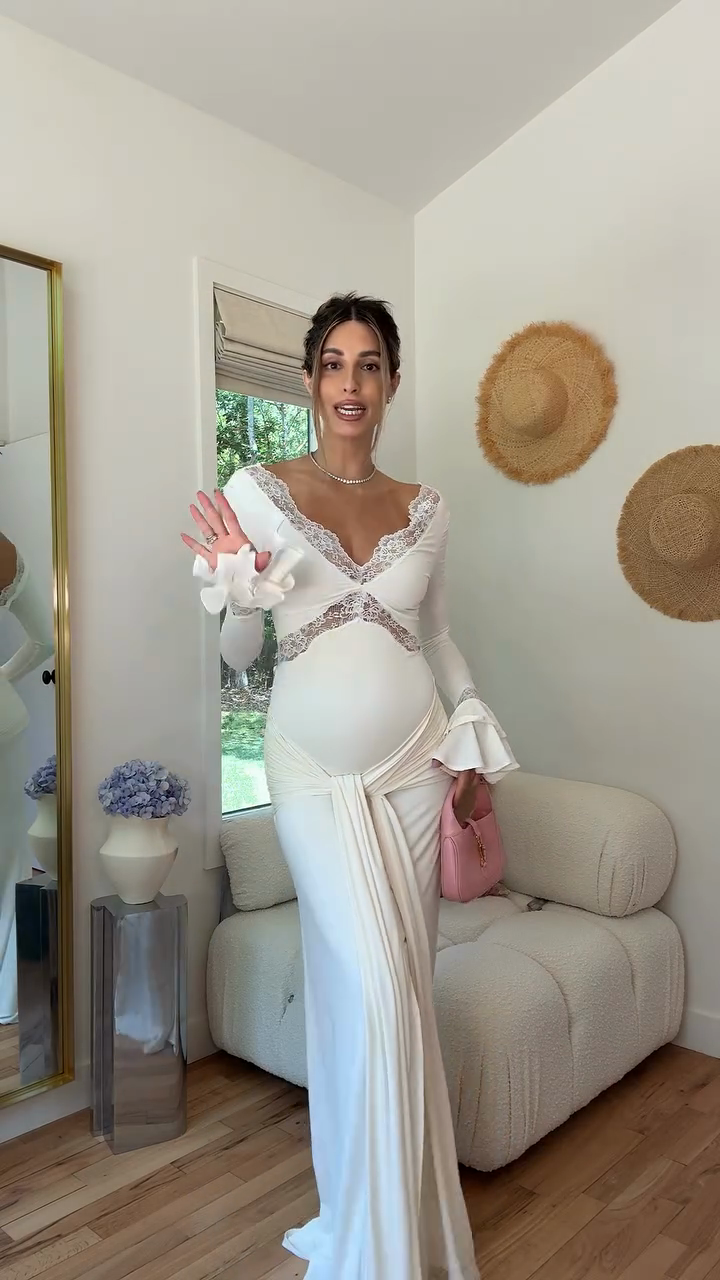 White Lace Maxi Dress