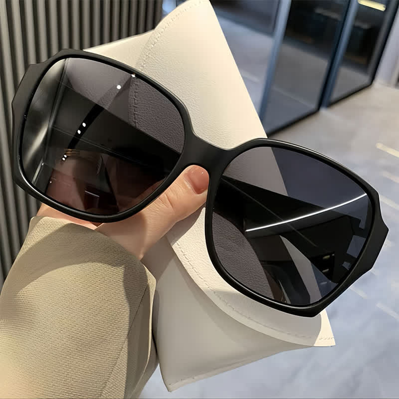 Spykay™ SG60859 Square Frame Polarized Driving Sunglasses Fit Over Glasses for Nearsighted People