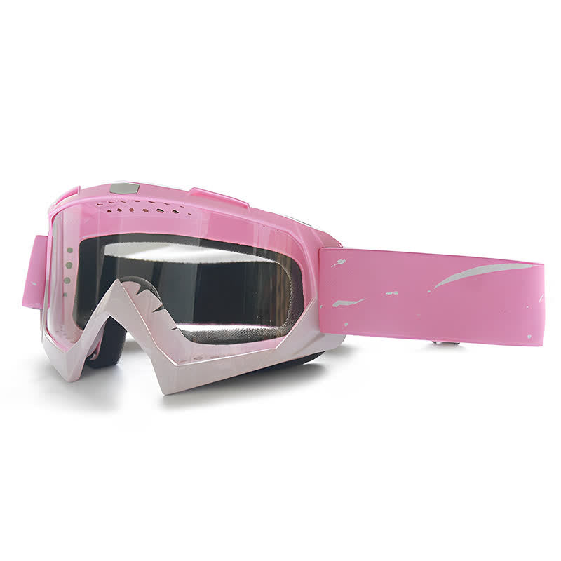 Spykay™ SG61025 Pink Over Glasses Windproof Ski Goggles Motorcycle Goggles for Men Women