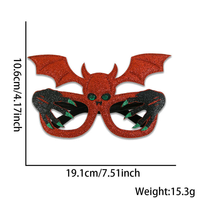Spykay™ EG26830 Halloween Spooky Bat Pumpkin Skull Glasses for Adult Children