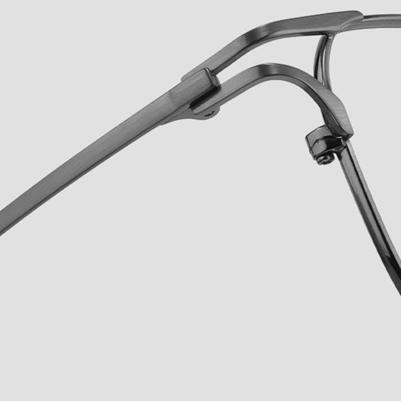 Spykay™ EG26846 Lightweight Titanium Square Frame Anti-blue Light Simple Glasses