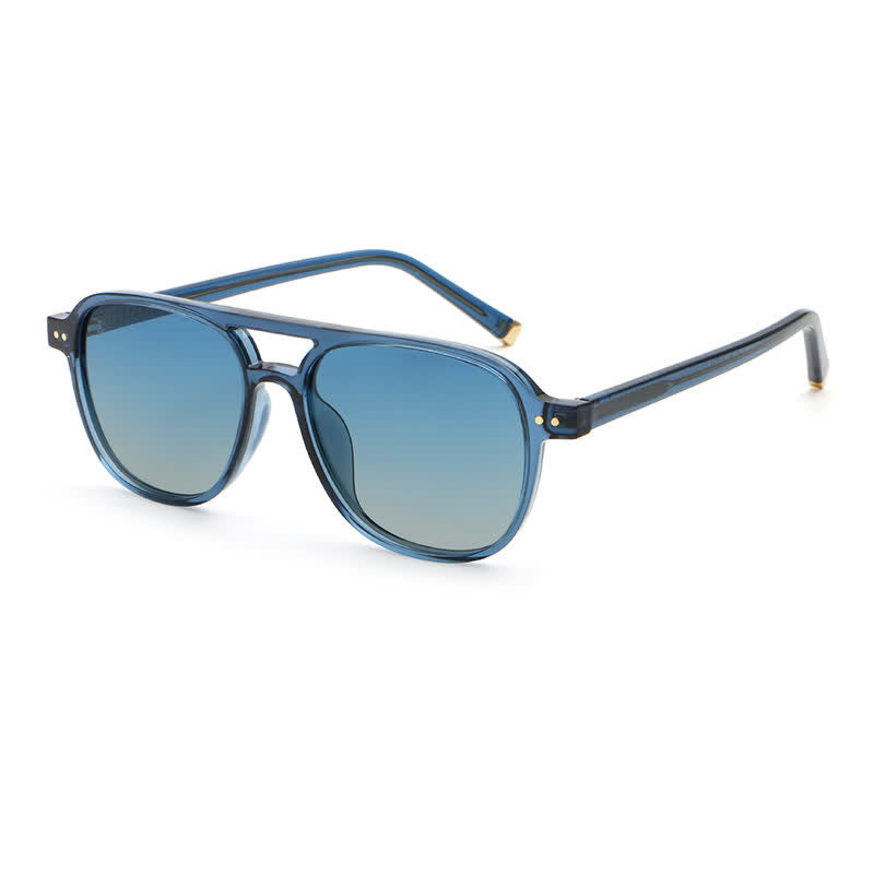 Spykay™ SG60736 Double Bridges Polarized Aviator Sunglasses