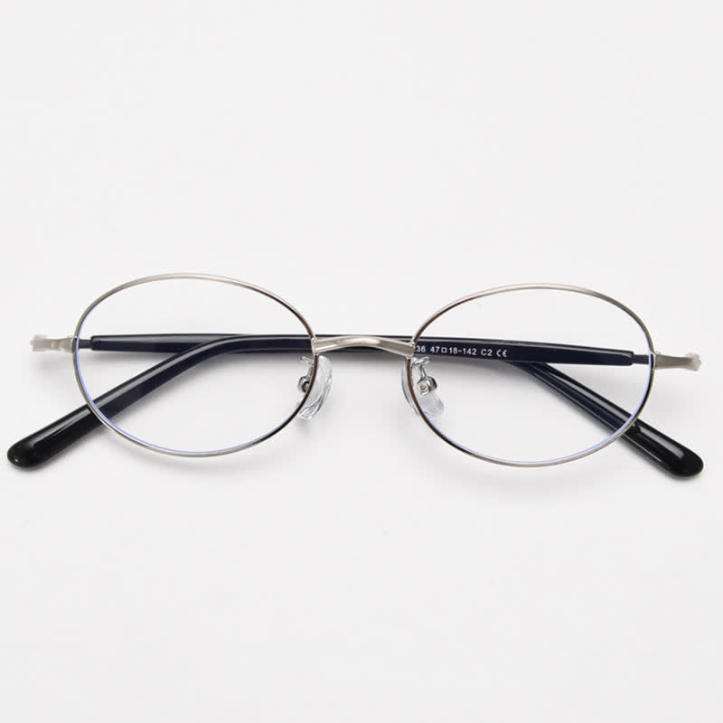 Spykay™ EG26867 Oval Frame Anti-blue Light Retro Classic Glasses
