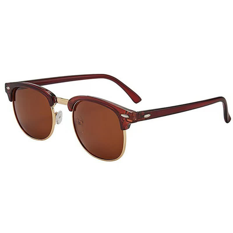 Spykay™ SG60929 Semi-Rimless Polarized Square Frame Browline Sunglasses for Fishing&Driving