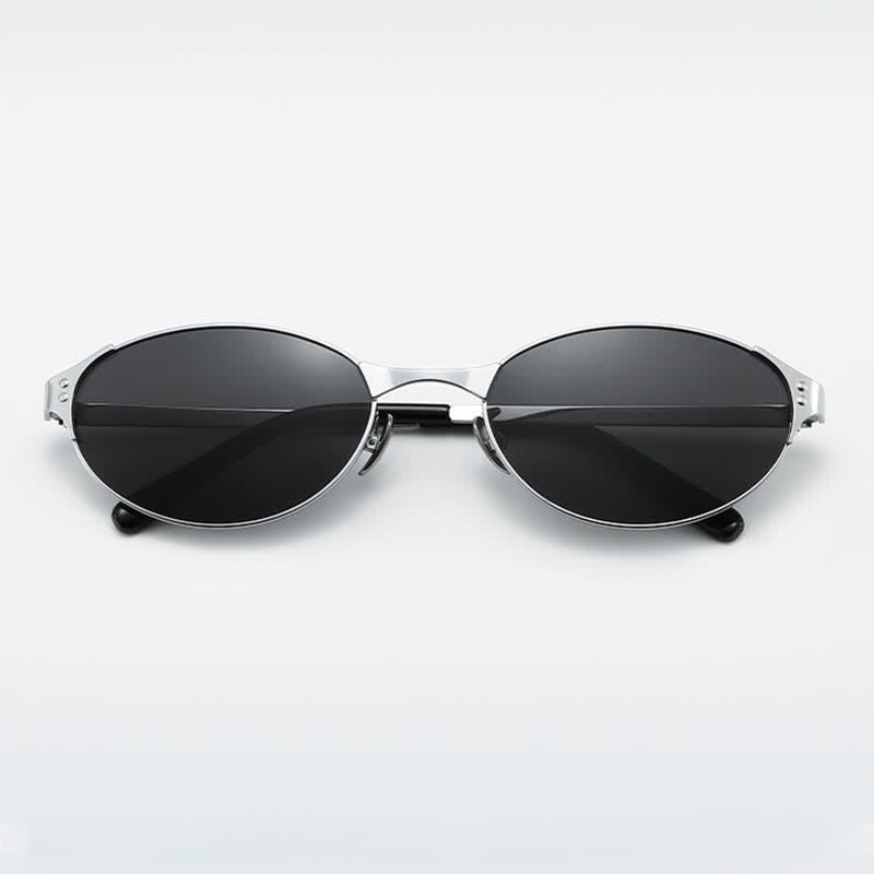 Spykay™ SG60776 Y2K Lightweight Oval Frame Polarized Sunglasses