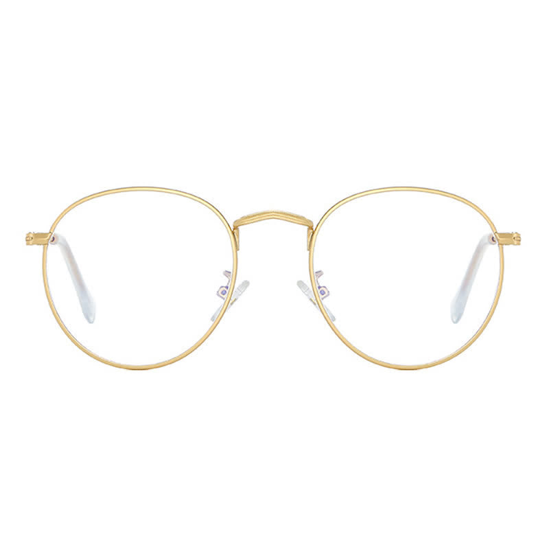 Spykay™ EG26906 Retro Simple Round Frame Anti-blue Light Hipster Glasses