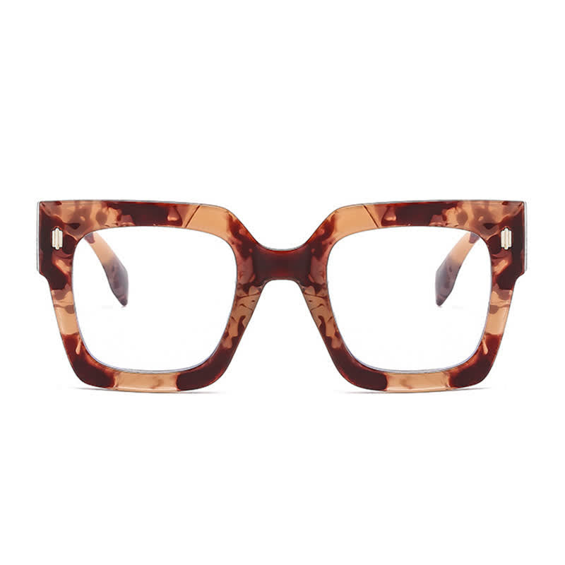 Spykay™ EG26878 Anti-blue Light Oversized Square Thick Frames Eyeglasses