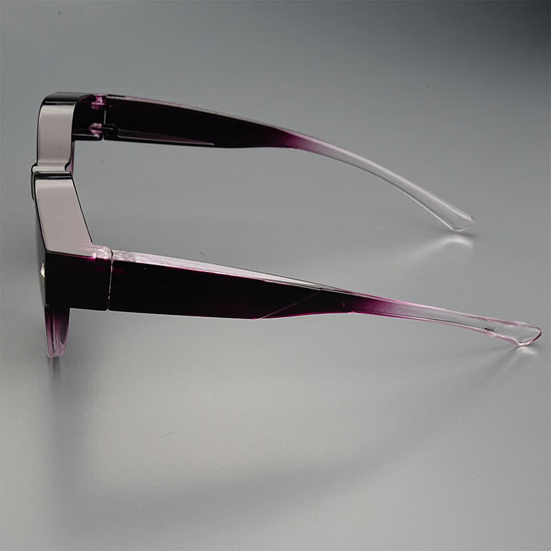 Spykay™ SG61035 Fit Over Glasses Cat-Eye Star Decor Polarized Sunglasses
