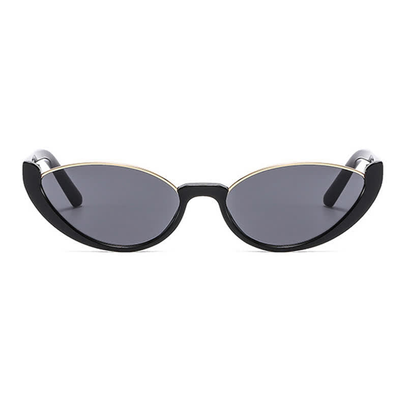 Spykay™ SG60716 Unisex Hipster Semi-Rimless Cat-Eye Sunglasses