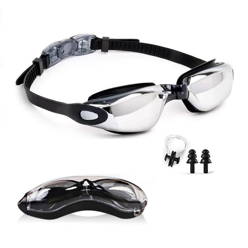 Spykay™ SG61021 Swimming Goggles No Leaking Full Protection Adult Men Women Youth with Earplugs,Nose clip and Case