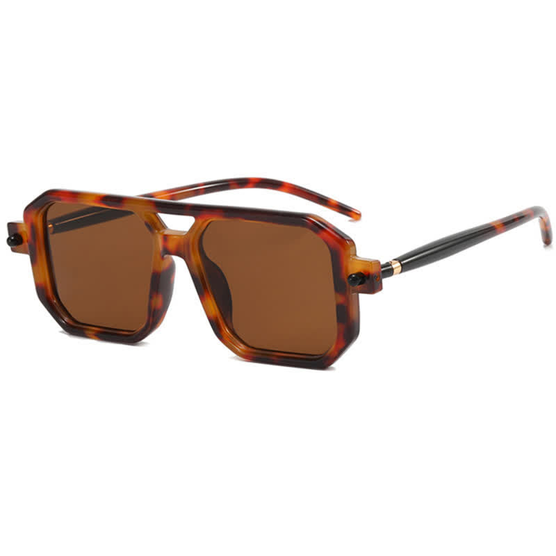 Spykay™ SG60869 Double Bridges Square Frame Sunglasses