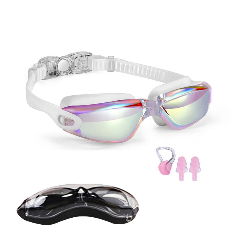 Spykay™ SG61021 Swimming Goggles No Leaking Full Protection Adult Men Women Youth with Earplugs,Nose clip and Case