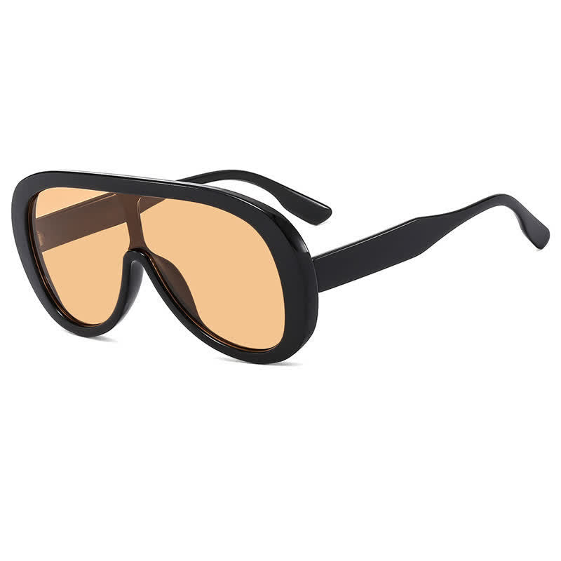 Spykay™ SG61001 Unisex Oversized One-piece Frame Aviator Sunglasses