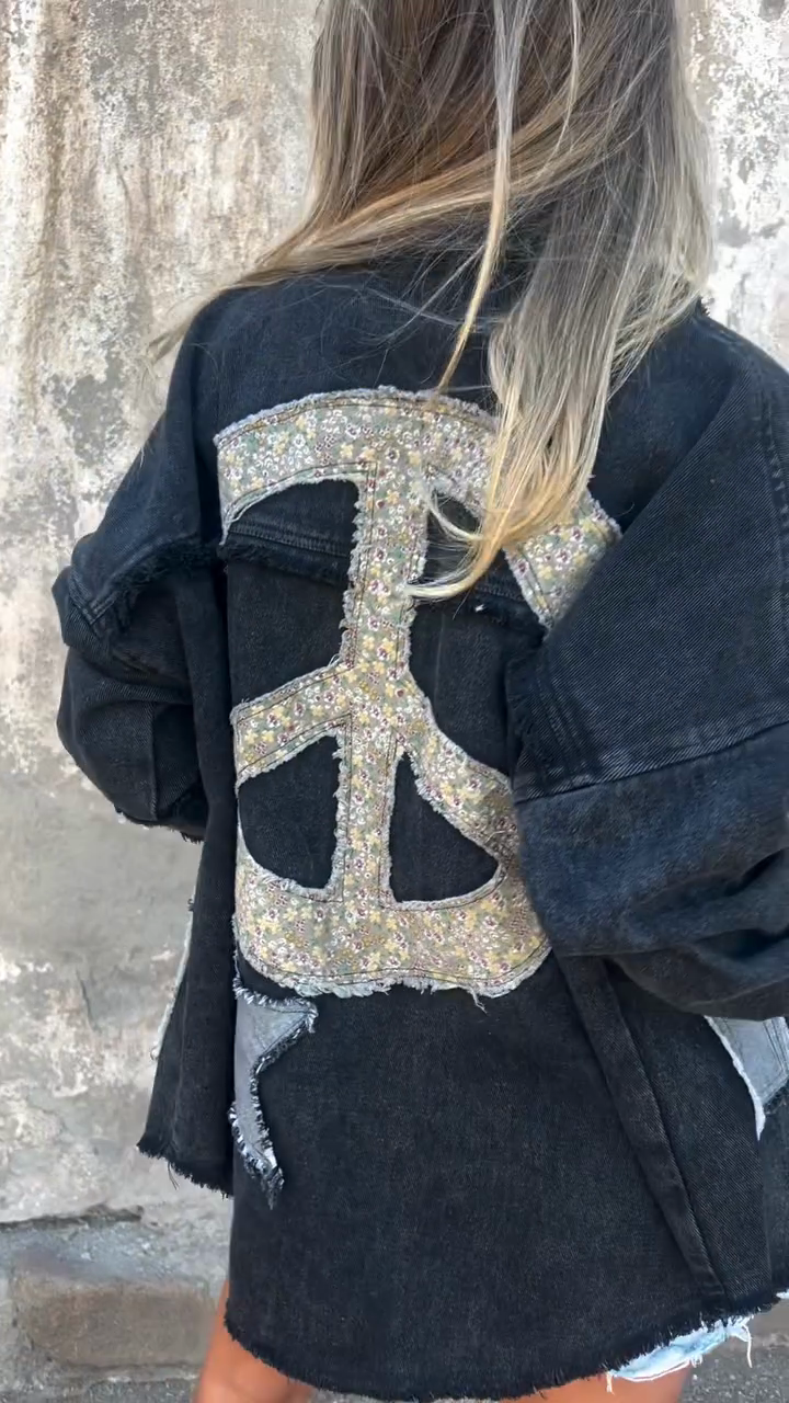 Distressed Denim Jacket