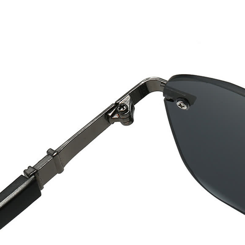 Spykay™ SG61004 Classic Square Frame Rimless Retro Sunglasses For Fishing