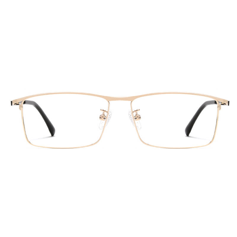 Spykay™ EG26841 Simple Titanium Rectangle Frame Anti-blue Light Glasses