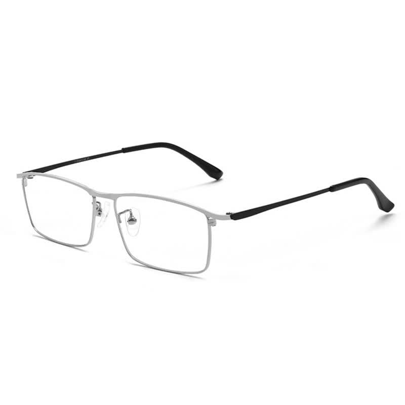 Spykay™ EG26841 Simple Titanium Rectangle Frame Anti-blue Light Glasses
