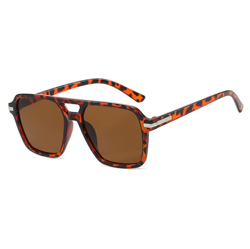 Spykay™ SG61014 Square Frame Double Bridges Classic Sunglasses