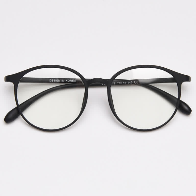 Spykay™ EG26865 Large Round Frame Anti-blue Light Simple Classic Lightweight Glasses