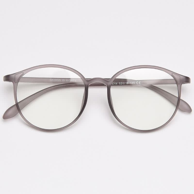 Spykay™ EG26865 Large Round Frame Anti-blue Light Simple Classic Lightweight Glasses
