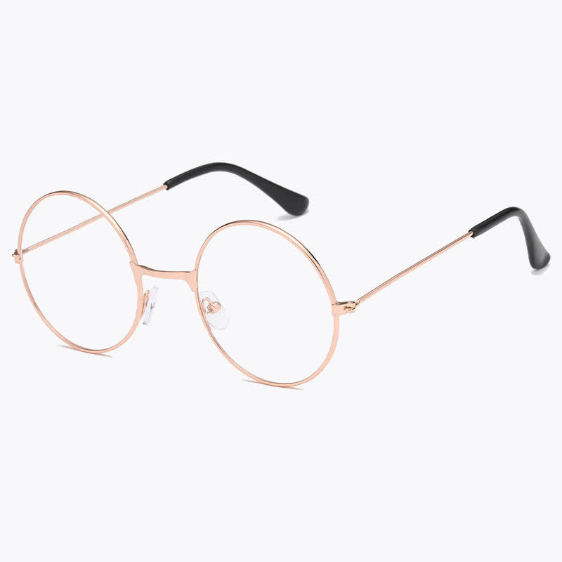 Spykay™ EG26874 Retro Round Frame Metal Anti-blue Light Glasses for Women Men